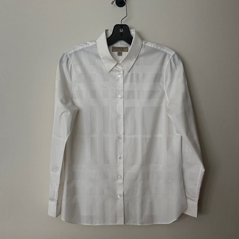 Burberry White Women's Blouse